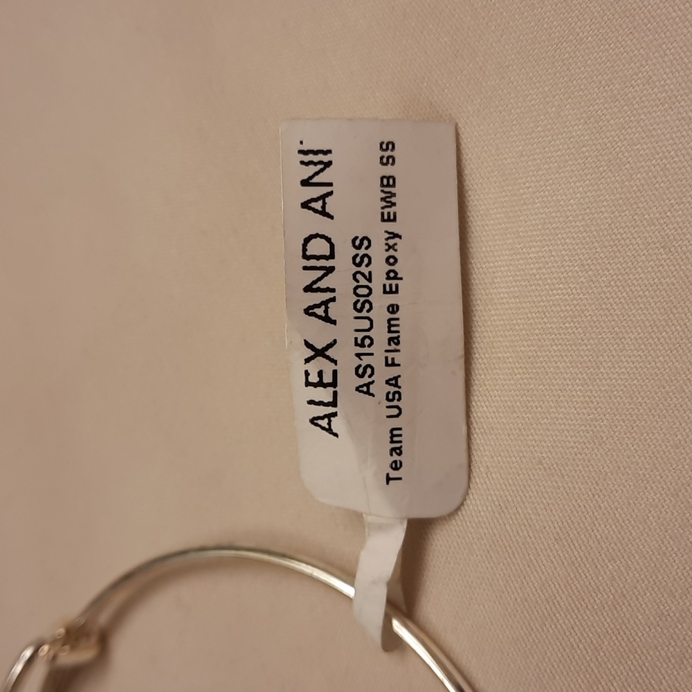 NWT, Alex and Ani 2015 Team USA Flame Epoxy Bracelet - Picture 10 of 10